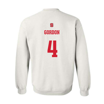 NC State - NCAA Men's Soccer : Joshua Gordon - Generic Shersey Crewneck Sweatshirt-1