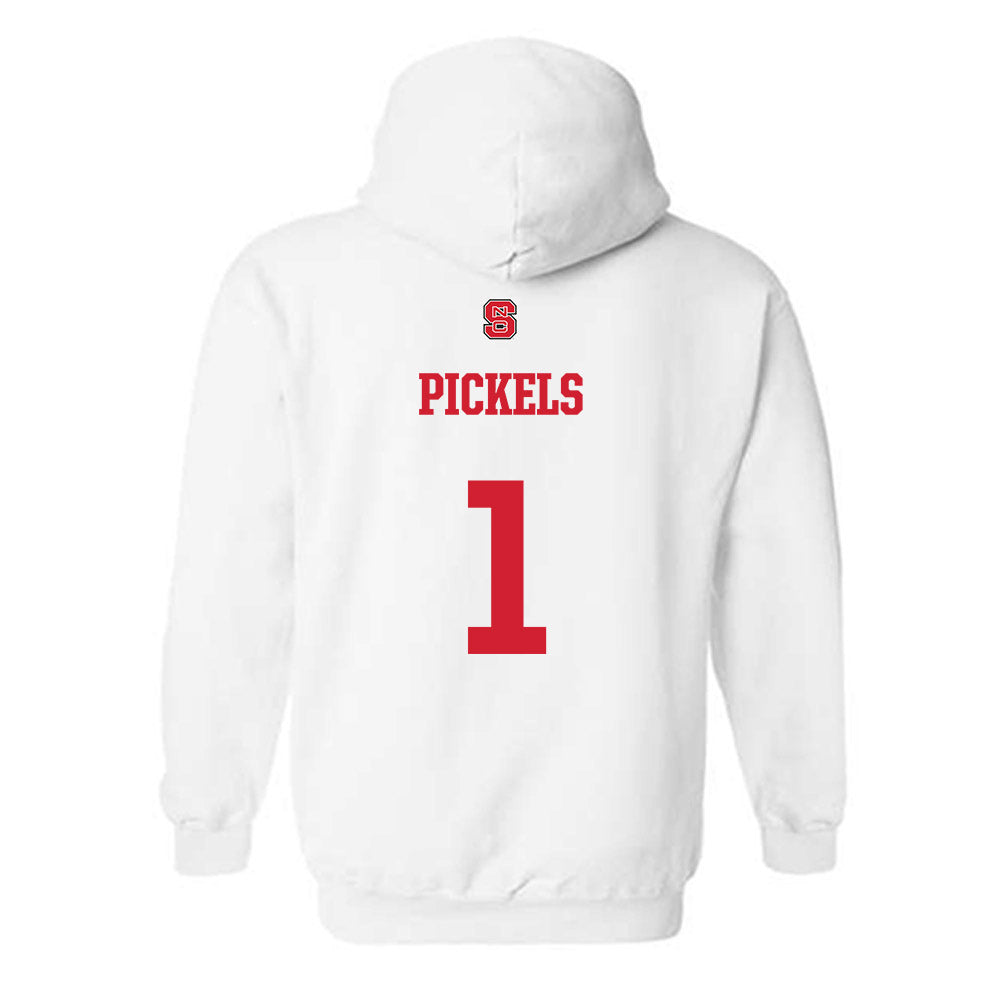 NC State - NCAA Women's Soccer : Riley Pickels - Generic Shersey Hooded Sweatshirt-1