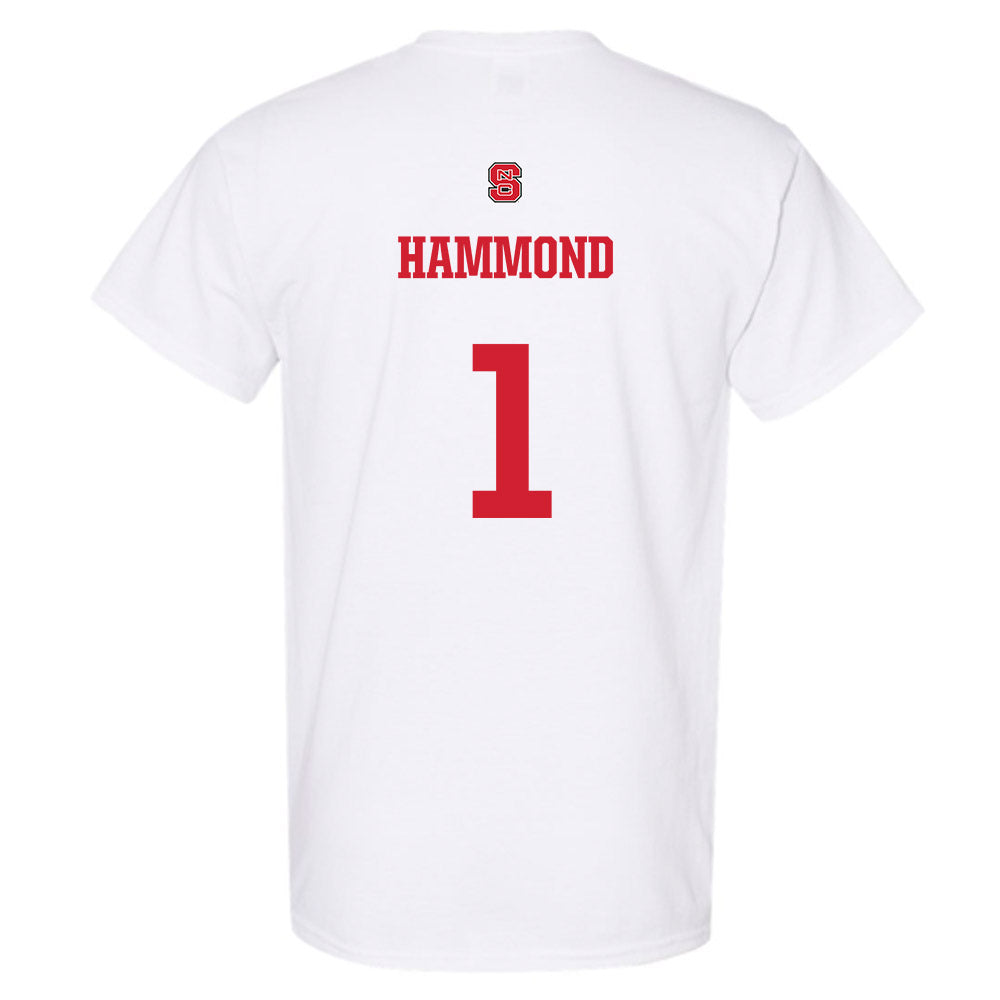 NC State - NCAA Men's Basketball : Christian Hammond - Generic Shersey T-Shirt-1