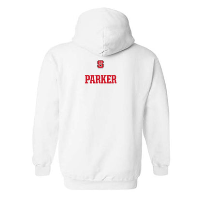 NC State - NCAA Men's Track & Field : Christian Parker - Generic Shersey Hooded Sweatshirt-1