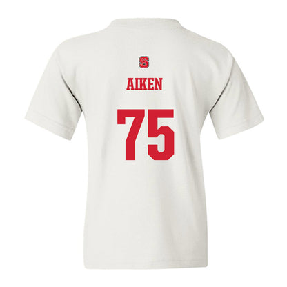 NC State - NCAA Football : Tre Aiken - Generic Shersey Youth T-Shirt-1