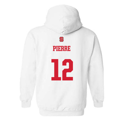 NC State - NCAA Women's Basketball : Khamil Pierre - Generic Shersey Hooded Sweatshirt-1