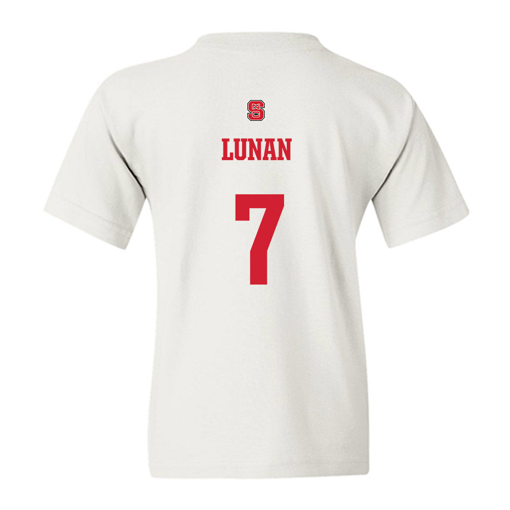 NC State - NCAA Women's Basketball : Kyshe Lunan - Generic Shersey Youth T-Shirt-1