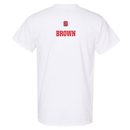 NC State - NCAA Football : Stephen Brown - Generic Shersey T-Shirt-1