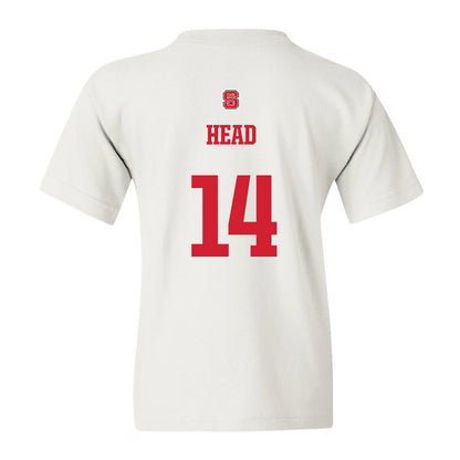 NC State - NCAA Baseball : Ty Head - Generic Shersey Youth T-Shirt