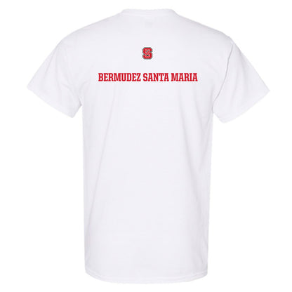 NC State - NCAA Men's Swimming & Diving : Simon Bermudez Santa Maria - Generic Shersey T-Shirt