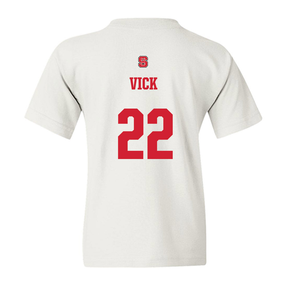 NC State - NCAA Football : Jackson Vick - Generic Shersey Youth T-Shirt-1