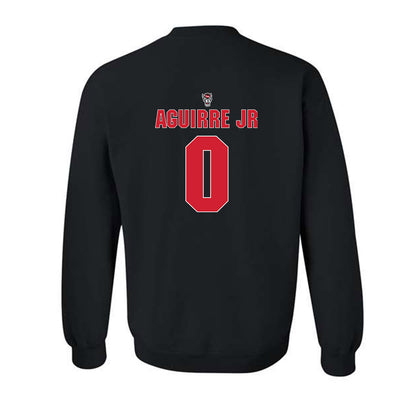 NC State - NCAA Football : Raul Aguirre JR - Sports Shersey Crewneck Sweatshirt-1