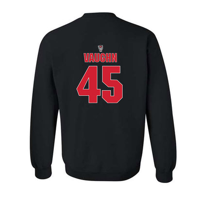 NC State - NCAA Football : Tex Vaughn - Sports Shersey Crewneck Sweatshirt-1