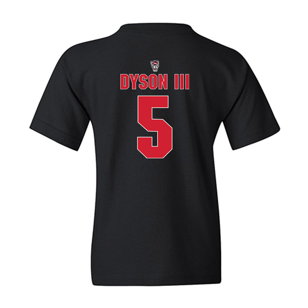 NC State - NCAA Football : Harvey Dyson III - Sports Shersey Youth T-Shirt-1