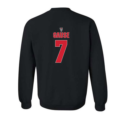 NC State - NCAA Football : Davion Gause - Sports Shersey Crewneck Sweatshirt-1