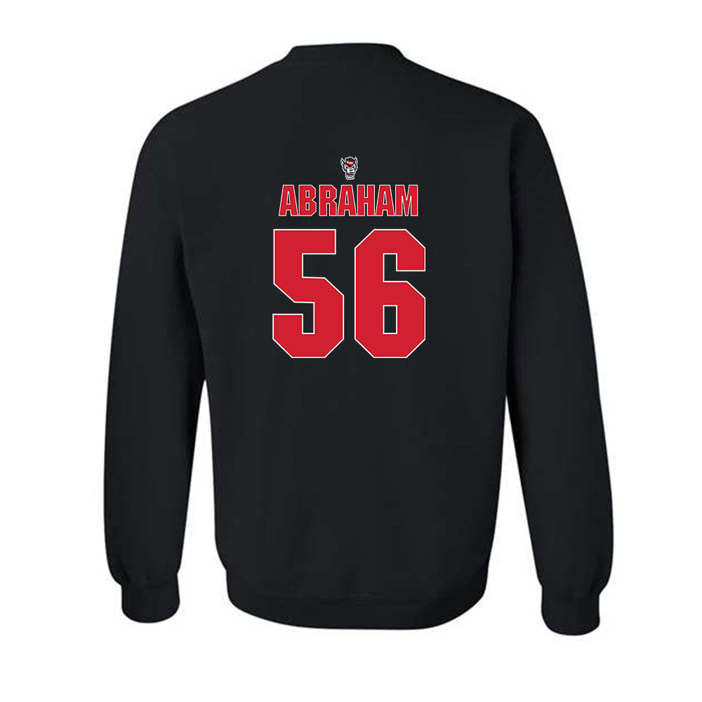 NC State - NCAA Football : Omarian Abraham - Sports Shersey Crewneck Sweatshirt-1
