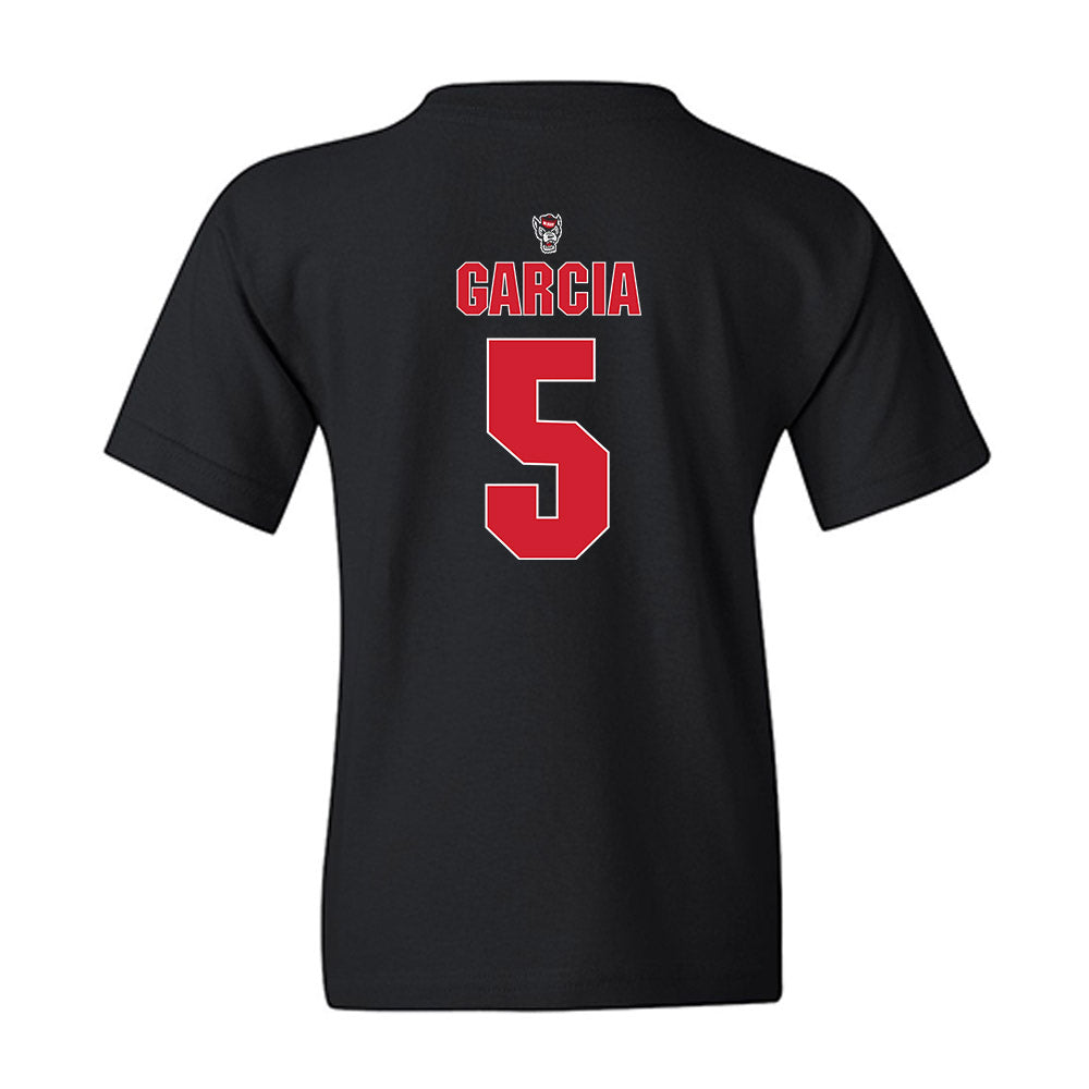 NC State - NCAA Football : Michelle Garcia - Sports Shersey Youth T-Shirt-1