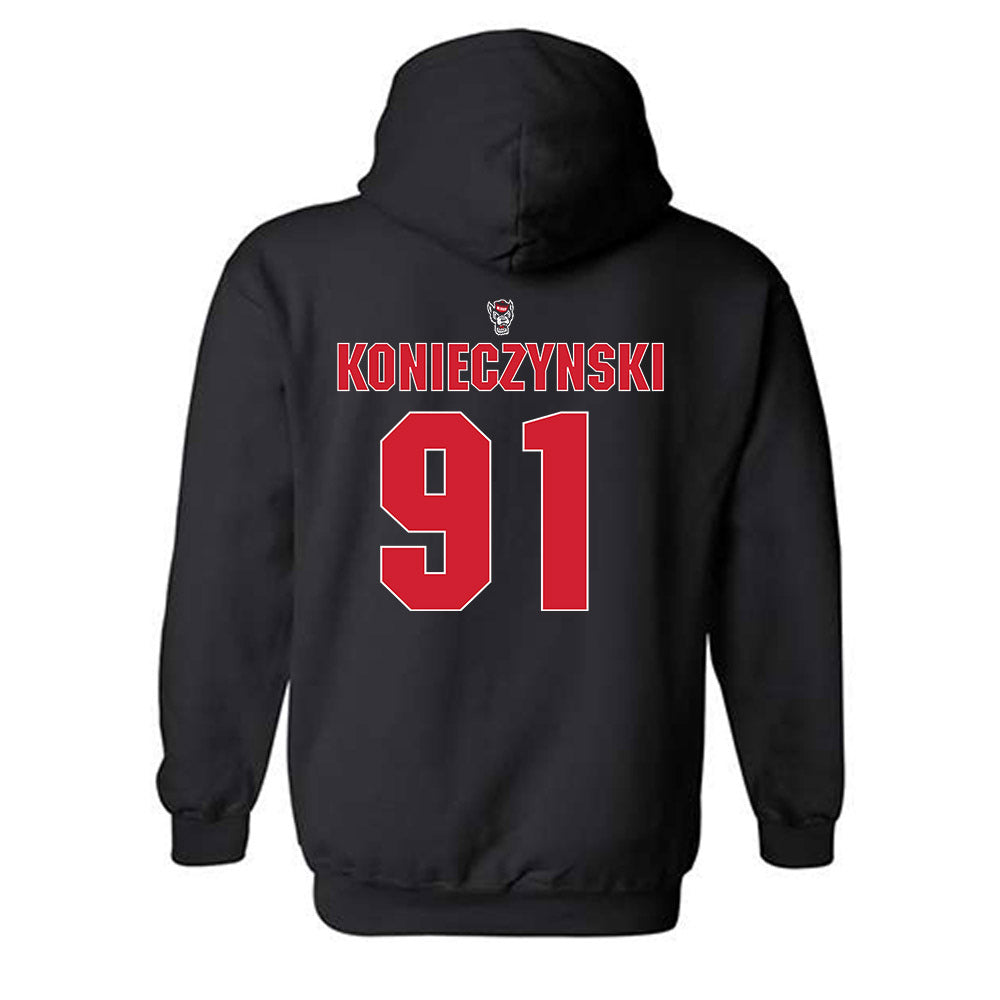 NC State - NCAA Football : Nick Konieczynski - Hooded Sweatshirt