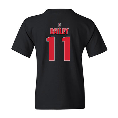 NC State - NCAA Football : CJ Bailey - Sports Shersey Youth T-Shirt-1