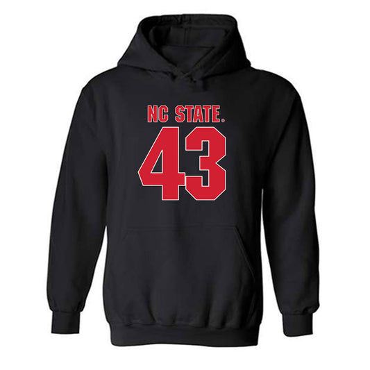 NC State - NCAA Football : AJ Prim - Sports Shersey Hooded Sweatshirt-0