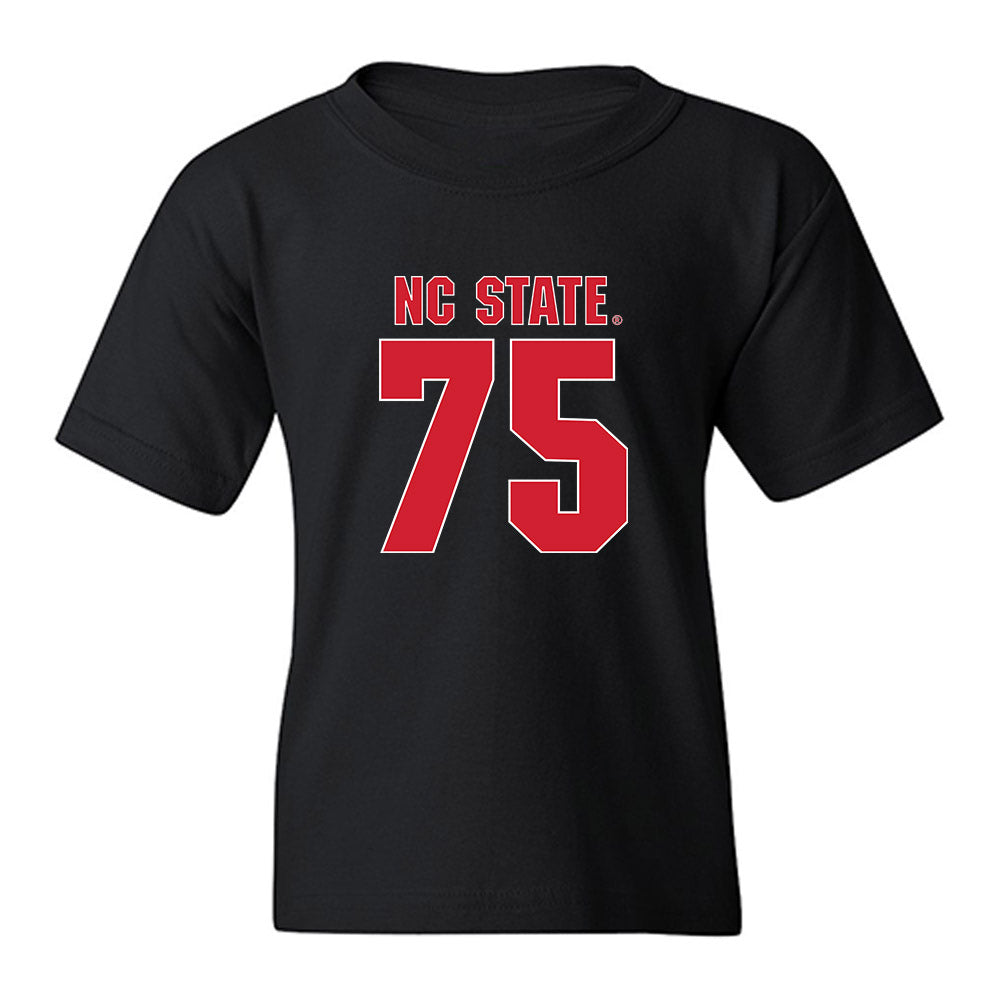 NC State - NCAA Football : Tre Aiken - Sports Shersey Youth T-Shirt-0