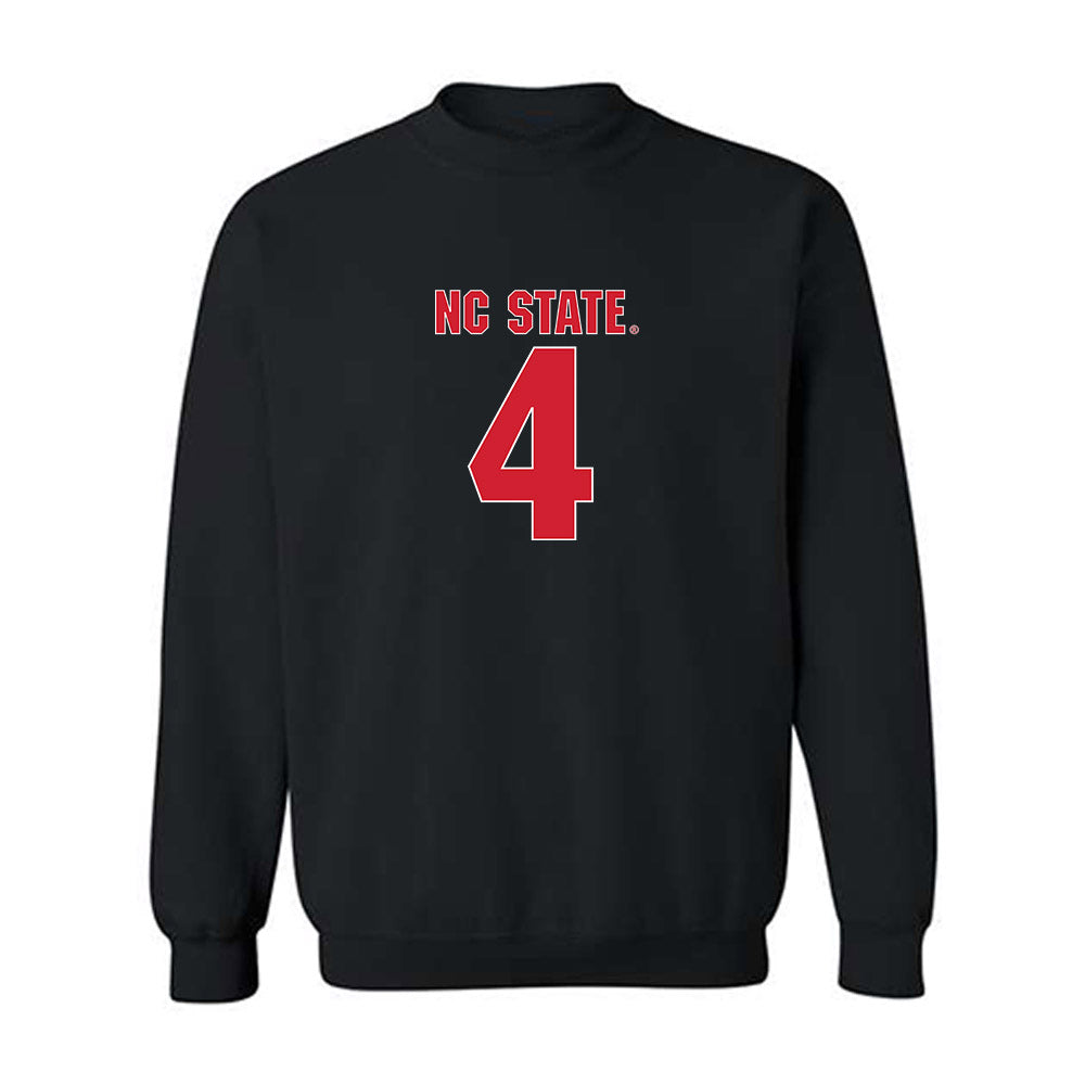 NC State - NCAA Football : Jayden Scott - Sports Shersey Crewneck Sweatshirt-0