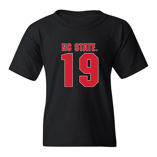 NC State - NCAA Football : DaKaari Nelson - Sports Shersey Youth T-Shirt-0