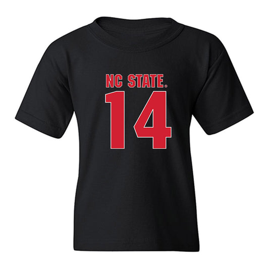 NC State - NCAA Football : Jonathan Paylor - Sports Shersey Youth T-Shirt-0