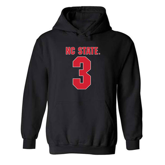 NC State - NCAA Football : Tristan Teasdell - Sports Shersey Hooded Sweatshirt-0