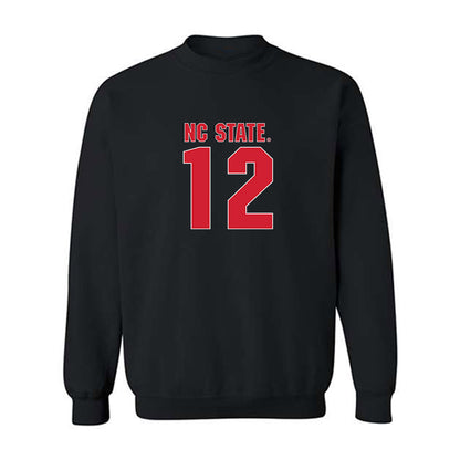 NC State - NCAA Football : teddy hoffmann - Sports Shersey Crewneck Sweatshirt-0
