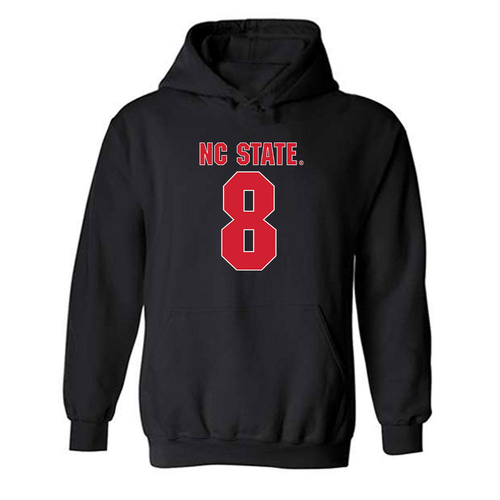 NC State - NCAA Football : DaKaari Nelson - Sports Shersey Hooded Sweatshirt-0