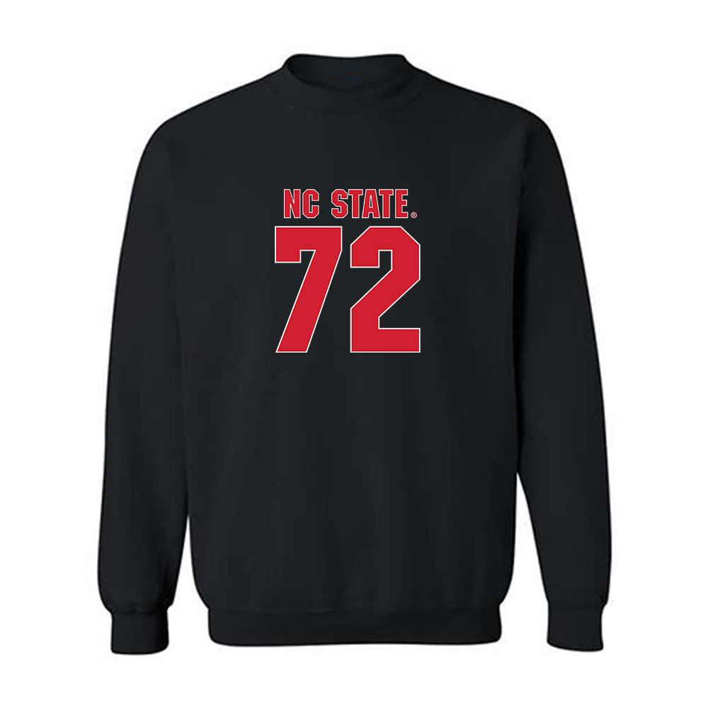NC State - NCAA Football : Spike Sowells - Sports Shersey Crewneck Sweatshirt-0