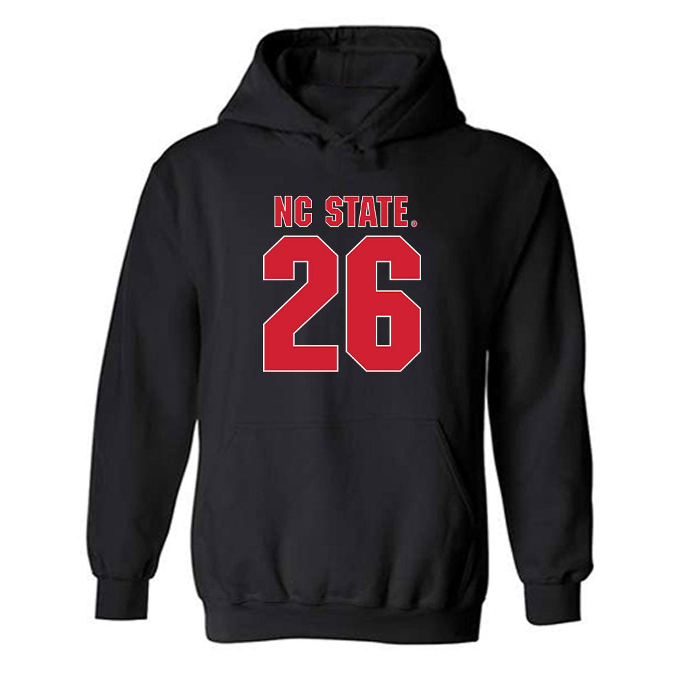 NC State - NCAA Football : Isiah Jones - Sports Shersey Hooded Sweatshirt-0