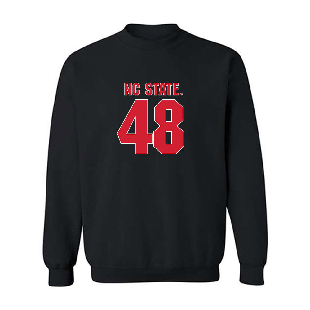 NC State - NCAA Football : Hunter Jackson - Sports Shersey Crewneck Sweatshirt-0