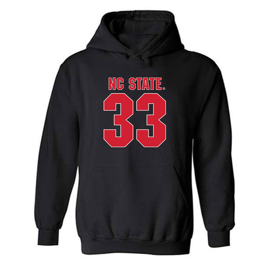 NC State - NCAA Football : Zykir Moore - Sports Shersey Hooded Sweatshirt-0
