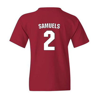 NC State - NCAA Women's Basketball : Qadence Samuels - Classic Shersey Youth T-Shirt-1