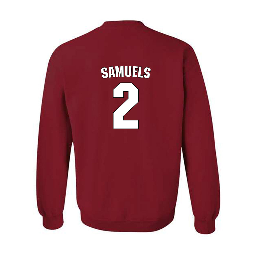 NC State - NCAA Women's Basketball : Qadence Samuels - Classic Shersey Crewneck Sweatshirt-1