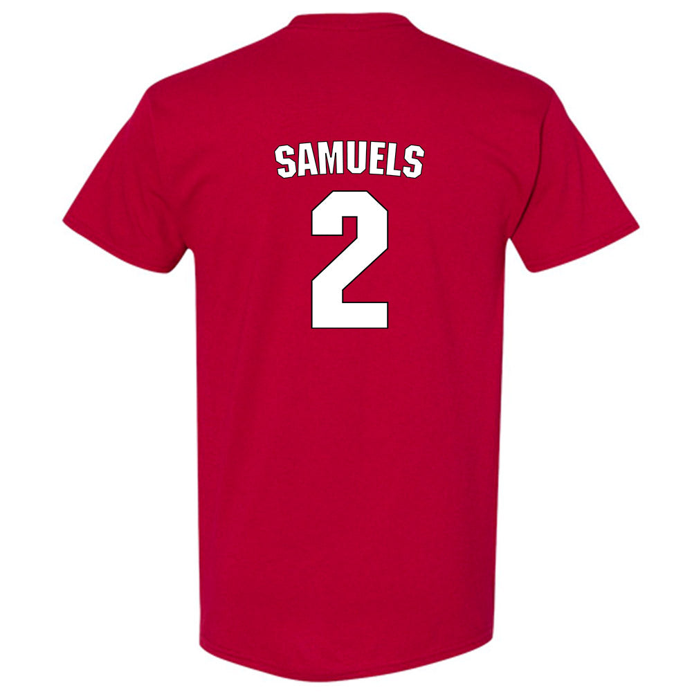 NC State - NCAA Women's Basketball : Qadence Samuels - Classic Shersey T-Shirt-1