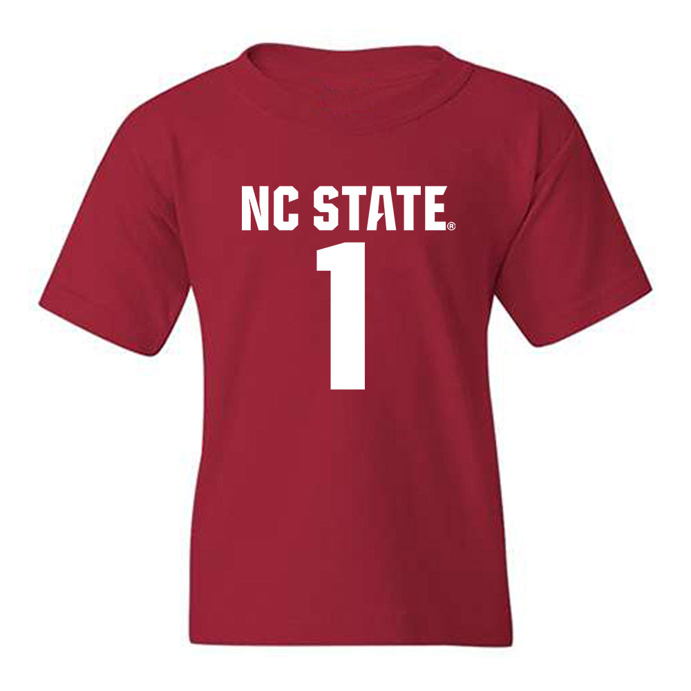 NC State - NCAA Men's Basketball : Christian Hammond - Classic Shersey Youth T-Shirt-0