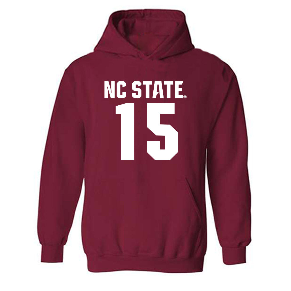 NC State - NCAA Men's Basketball : Jerry Deng - Classic Shersey Hooded Sweatshirt-0