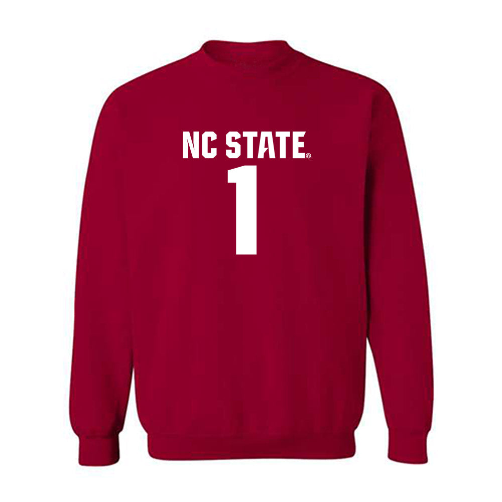 NC State - NCAA Men's Basketball : Christian Hammond - Classic Shersey Crewneck Sweatshirt-0