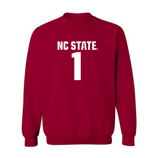 NC State - NCAA Men's Basketball : Christian Hammond - Classic Shersey Crewneck Sweatshirt-0