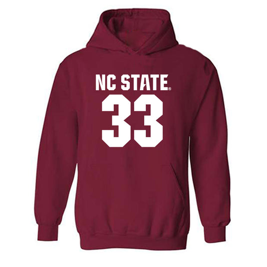 NC State - NCAA Men's Basketball : Zymicah Wilkins - Classic Shersey Hooded Sweatshirt-0