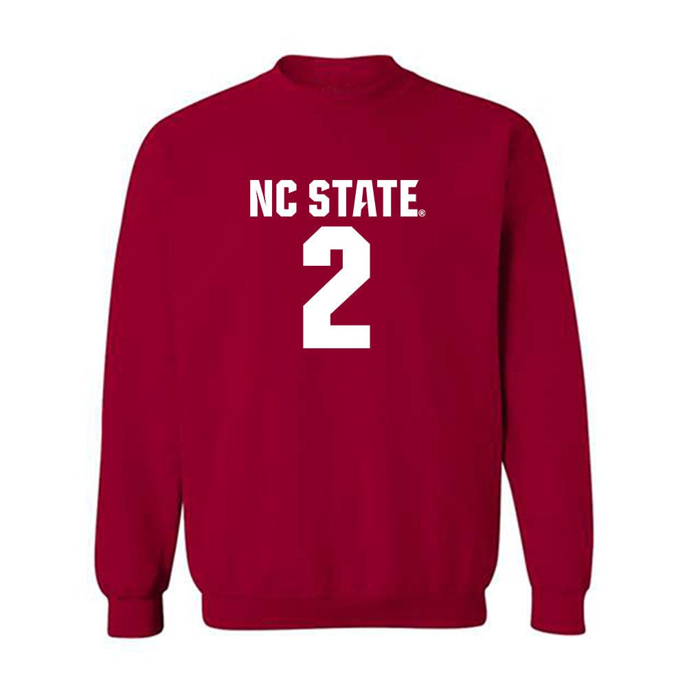 NC State - NCAA Women's Basketball : Qadence Samuels - Classic Shersey Crewneck Sweatshirt-0