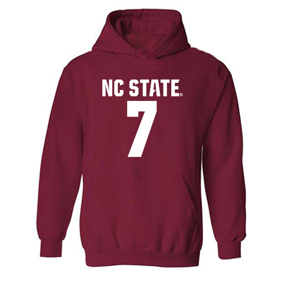 NC State - NCAA Women's Basketball : Kyshe Lunan - Classic Shersey Hooded Sweatshirt-0