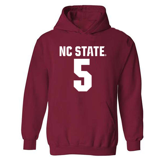 NC State - NCAA Men's Basketball : RJ Keene - Classic Shersey Hooded Sweatshirt-0