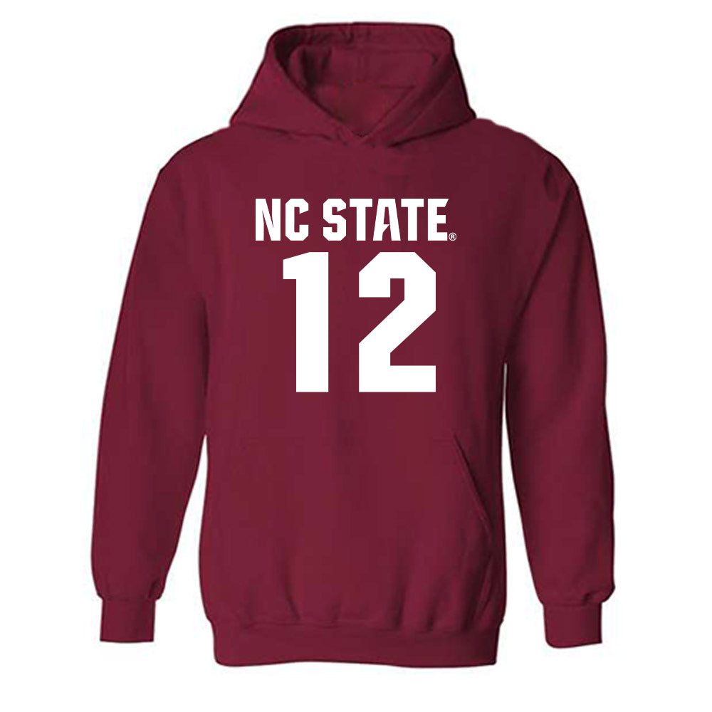 NC State - NCAA Men's Basketball : Scottie Ebube - Classic Shersey Hooded Sweatshirt-0