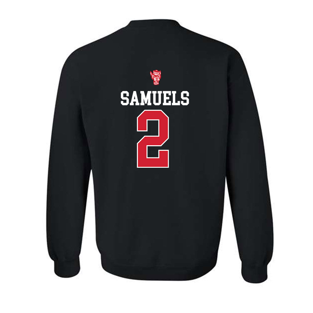 NC State - NCAA Women's Basketball : Qadence Samuels - Classic Shersey Crewneck Sweatshirt-1