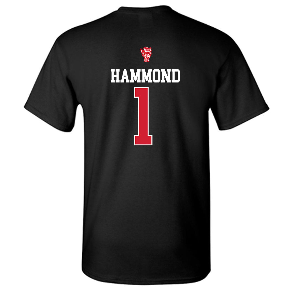 NC State - NCAA Men's Basketball : Christian Hammond - Classic Shersey T-Shirt-1