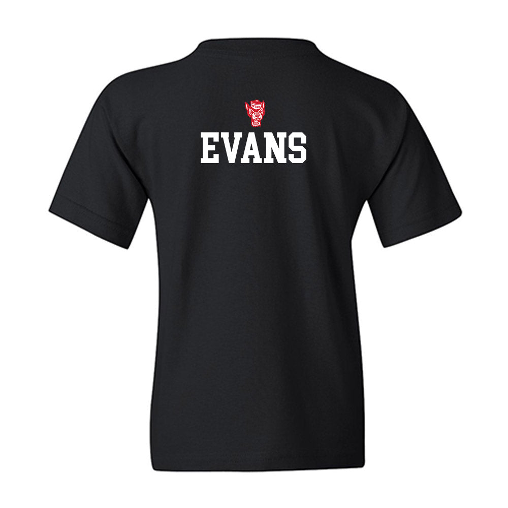 NC State - NCAA Men's Basketball : Kyle Evans - Classic Shersey Youth T-Shirt-1