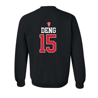 NC State - NCAA Men's Basketball : Jerry Deng - Classic Shersey Crewneck Sweatshirt-1