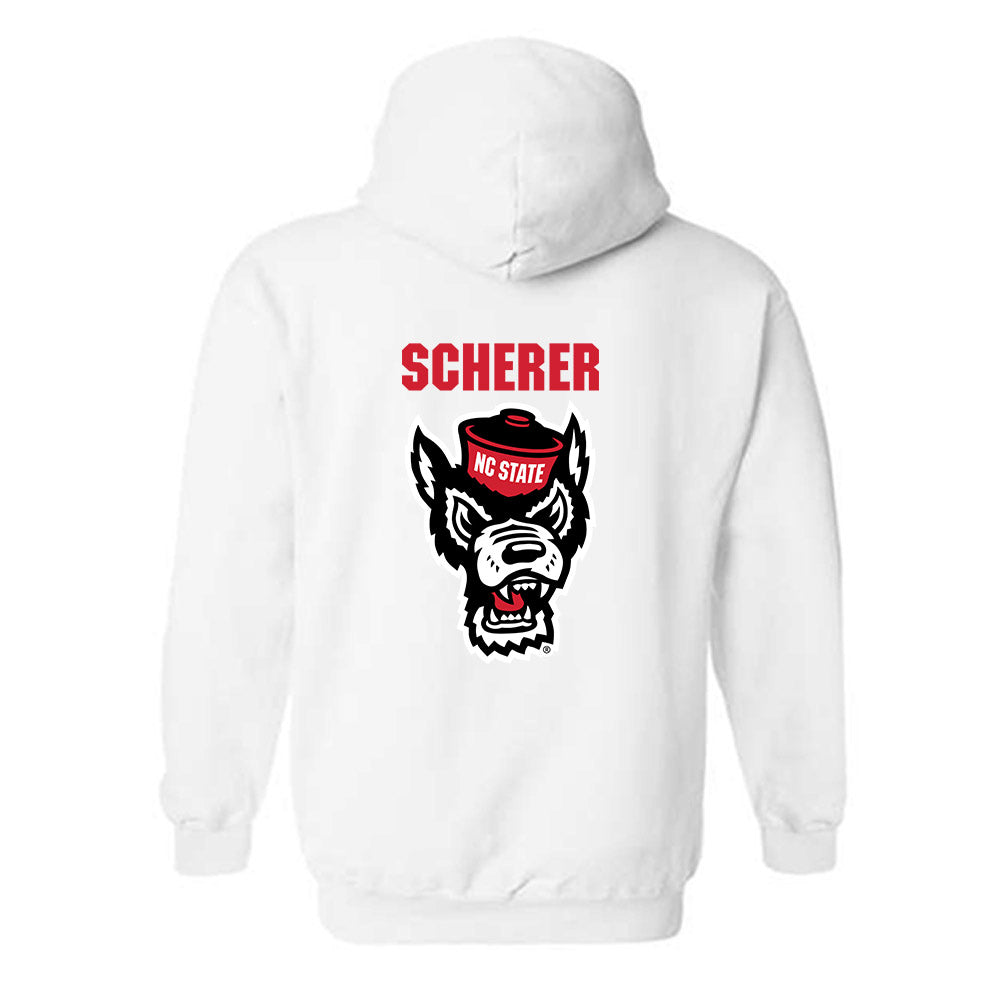 NC State - NCAA Wrestling : Drew Scherer - Sports Shersey Hooded Sweatshirt-1