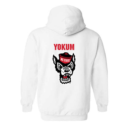 NC State - NCAA Wrestling : Brad Yokum - Sports Shersey Hooded Sweatshirt-1