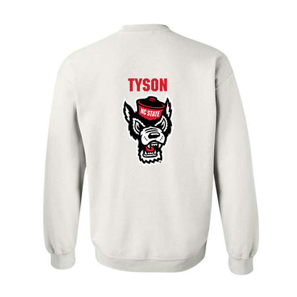 NC State - NCAA Wrestling : Marcus Tyson - Sports Shersey Crewneck Sweatshirt-1